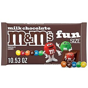 10.53-Oz. M&M'S Milk Chocolate Fun Size Candy Bag $2.30