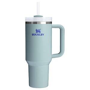 40-oz Stanley Quencher H2.0 Tumbler w/ Handle & Straw (Blue Cactus) $24.30