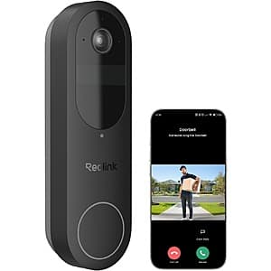 Prime Members: REOLINK Wireless 2K Battery Video Doorbell Camera $90 + Free Shipping