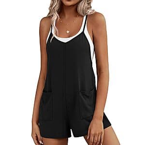 Ekouaer Women's Casual Sleeveless Summer Romper (Various Colors) $8
