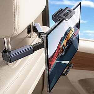 LISEN Car Backseat Headrest Phone & Tablet Holder (Fits 4.7" to 12.9" Devices) $8.95