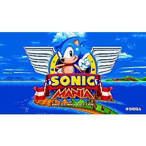 Sonic Mania (Nintendo Switch Digital Download) $7.90