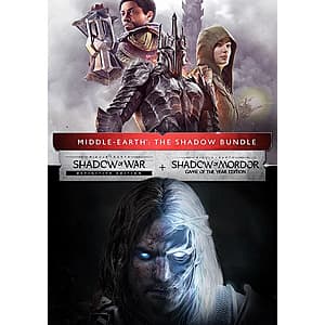 Middle-earth: 2-Game Shadow of War + Shadow of Mordor Bundle (PC Key) $4.70