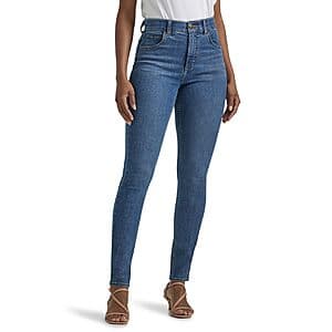 Lee Women's Ultra Lux Comfort Flex Motion Skinny Leg Jeans (various) $17.65