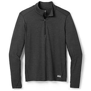 REI Co-op Men's or Women's Midweight Base Layer Half-Zip Top (various) $19.85 + Free Pickup