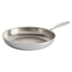 12" Tramontina Tri-Ply Clad Stainless Steel Frying Pan $34.99