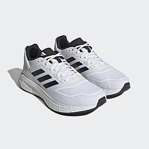 adidas Men's Duramo 10 Running Shoes (Cloud White/Core Black) $18.40 + Free Shipping
