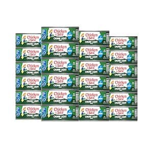 24-Pk 5-Oz Chicken of the Sea Chunk Light Tuna in Water $15.90 w/ S&S
