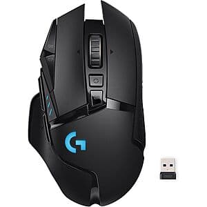 Logitech G502 Lightspeed Wireless Gaming Mouse (Black) $72.20 + Free S&H