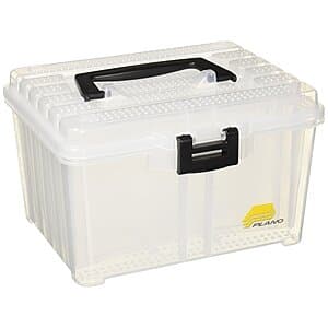 Plano Frabill Hydro-Flo Hanging Bait Stowaway Tackle Box (Clear) $7.50