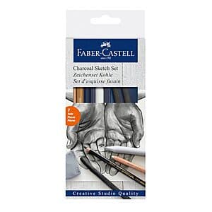 7-Piece Faber-Castell Charcoal Sketch Set $5.50