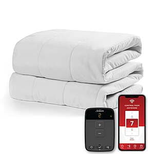 Sunbeam Connected Smart Electric Heated Mattress Pad w/ Wi-Fi (Full) $38 + Free Shipping & More