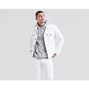 Levi's Men's Trucker Jacket (White) $30 + Free Shipping