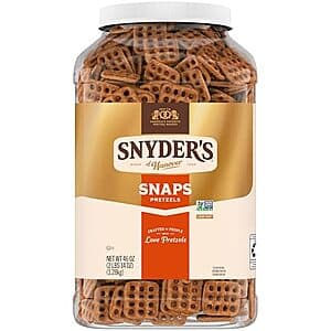 46-oz Snyder's of Hanover Pretzel Snaps $6.05 w/ S&S