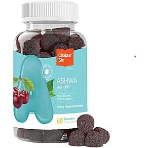 60-Count Zahler Chapter Six Ashwagandha Gummies (260mg/Serving) $4.60 w/ Subscribe & Save