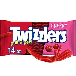 14-Oz Twizzlers Pull 'n' Peel Licorice Style Chewy Candy (Cherry) $1.65 w/ Subscribe & Save