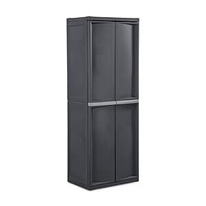 4-Shelf Sterilite Heavy Duty Storage Cabinet (Gray) $108 + Free Shipping