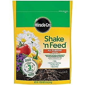 8-Lbs Miracle-Gro Shake 'N Feed All Purpose Plant Food $12.25 w/ Subscribe & Save