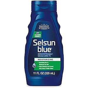 11oz Selsun Blue Moisturizing Antidandruff Shampoo w/ Selenium Sulfide $3.90 w/ Subscribe & Save