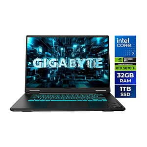 Gigabyte A16 Pro Gaming Laptop: Intel 7 240H, 16" QHD+ 165Hz IPS, RTX 5070 Ti $1449 + Free S&H