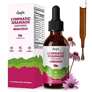 2-Oz Catfit Lymphatic Drainage Herbal Supplement Drops $5.25 w/ S&S