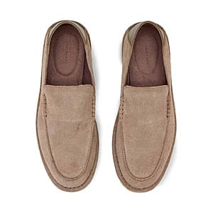 All Saints Men's Slix Loafer Shoes in one of two available colors, displaying the classic loafer silhouette.