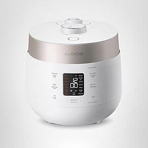 10-Cup Cuckoo Twin Pressure Rice Cooker & Warmer w/ Nonstick Inner Pot & Voice $168 + Free Shipping