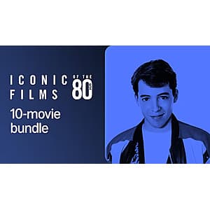 Prime Members: Iconic Films of the 1980's 10-Film Collection (4K/HD Digital) $8