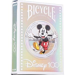 Bicycle Disney 100-Year Anniversary Limited Edition Holographic Playing Cards $7.30