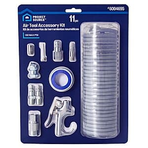 Select Lowe's Stores: 11-Piece Project Source Air Tool Accessory Kit $5 + Free Store Pickup