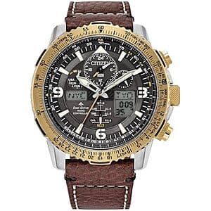 45mm Citizen Men's Promaster Air Skyhawk Eco-Drive Pilot Watch w/ Leather Strap $375 + Free Shipping