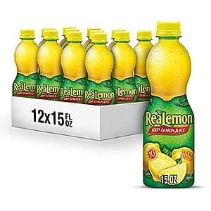 12-Pk 15-Oz ReaLemon 100% Lemon Juice $12.15