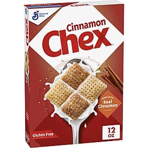 12-Oz Cinnamon Chex Gluten Free Breakfast Cereal $2.35 w/ Subscribe & Save