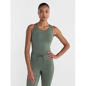 Ozark Trail Women's Hike Tank Top in neutral color, available in sizes XS to 3X.