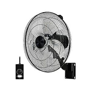 18" Simple Deluxe Commercial Wall Mount Fan $33 + Free S&H w/ Amazon Prime