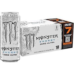 15-Pack 16-Oz Monster Energy Drink (various flavors) $17.30 w/ Subscribe & Save