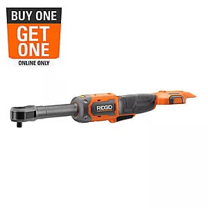 RIDGID 18v Brushless 1/4" w/ 2.0 Ah Battery + 3/8" Extended Reach Ratchet $199 + Free Shipping