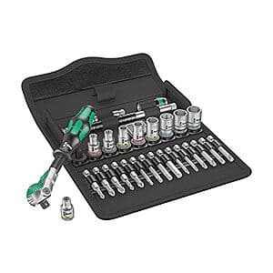 28-Pc Wera SA 6 Zyklop Metric Speed Ratchet Set (1/4" Drive) $96 + Free S&H w/ Prime