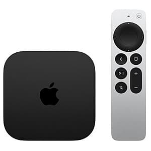 Pre-Owned: 128GB Apple TV 4K Wi‑Fi + Ethernet Streaming Media Player (3rd Gen) $113 or less & More + Free S&H