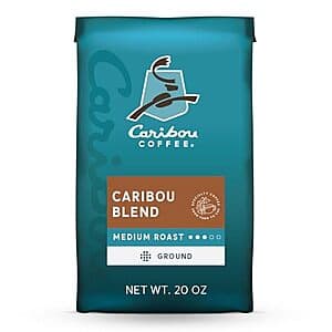 Select Amazon Accounts: 20-Oz Caribou Medium Roast Ground Coffee (Caribou Blend) 2 for $16.40 w/ Subscribe & Save