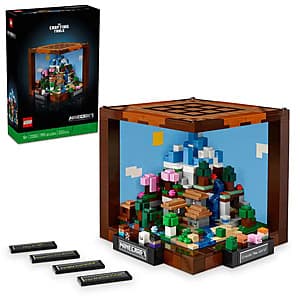 1195-Piece LEGO Minecraft The Crafting Table Building Set $40 + Free Shipping