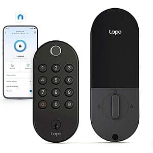 Tapo Smart Wi-Fi Fingerprint Deadbolt Door Lock w/ Keyless Pad $79.95 + Free S&H