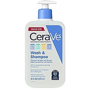16-Oz CeraVe Baby Wash & Shampoo $9.80 w/ Subscribe & Save