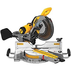 DeWALT 12" 15-Amp Dual Bevel Sliding Compound Corded Miter Saw $399 + Free S&H