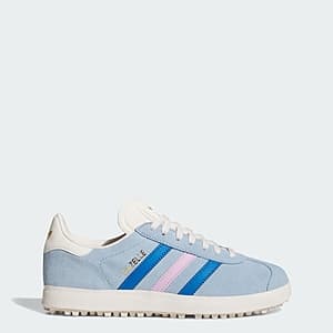 adidas Women's Gazelle Spikeless Golf Shoes (Clear Sky / Blue Bird / Bliss Lilac) $31.80 + Free S&H