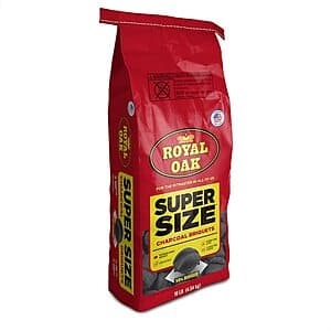 10-Pound Royal Oak Super Size Classic BBQ Charcoal Briquettes 3 for $8.80 w/ Subscription + Free S&H