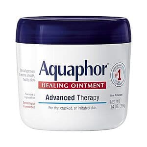 Select Accts: 14-Oz Aquaphor Healing Ointment Advanced Therapy Skin Protectant $9.15 w/ S&S