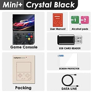 Miyoo Mini Plus Retro Emulation Gaming Handheld w/ 64GB microSD (4 Colors) $32.20 + Free Shipping