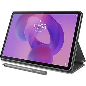 11" Lenovo Idea Tab w/ Pen + Folio Case: 2.5K IPS Touch, MediaTek 6300, 8GB, 256GB $140 + Free S&H