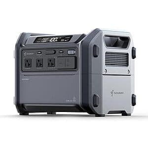 Segway Cube 1000 LiFePO4 1024Wh 2200W Power Station $330 + Free S&H